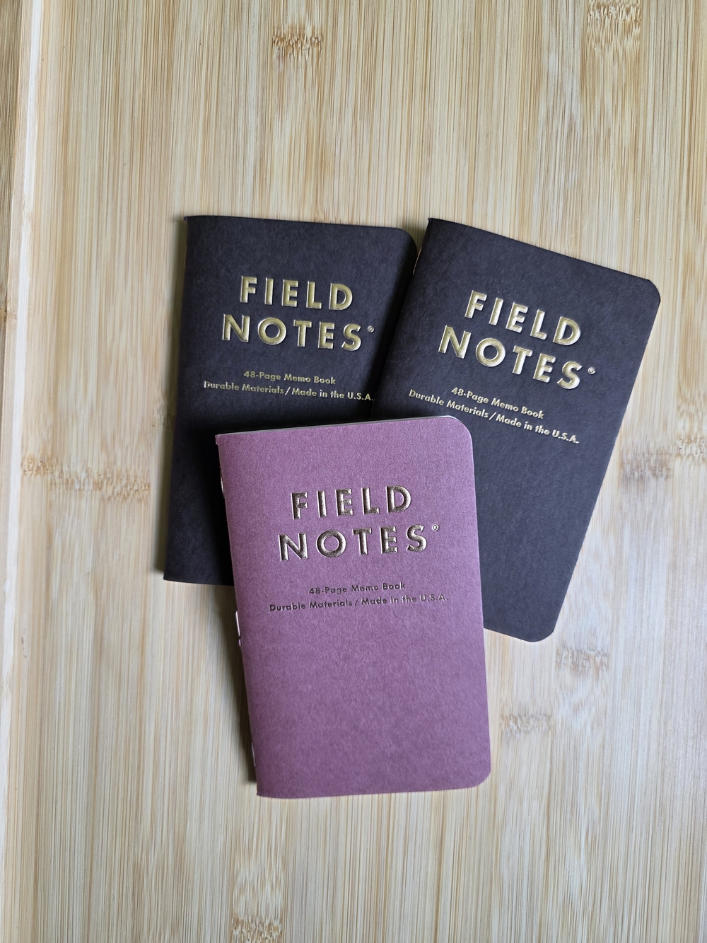 Field Notes - 3 New Notebooks, from "Lucky" Collection